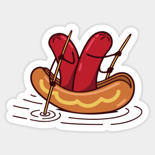 canoe Sticker